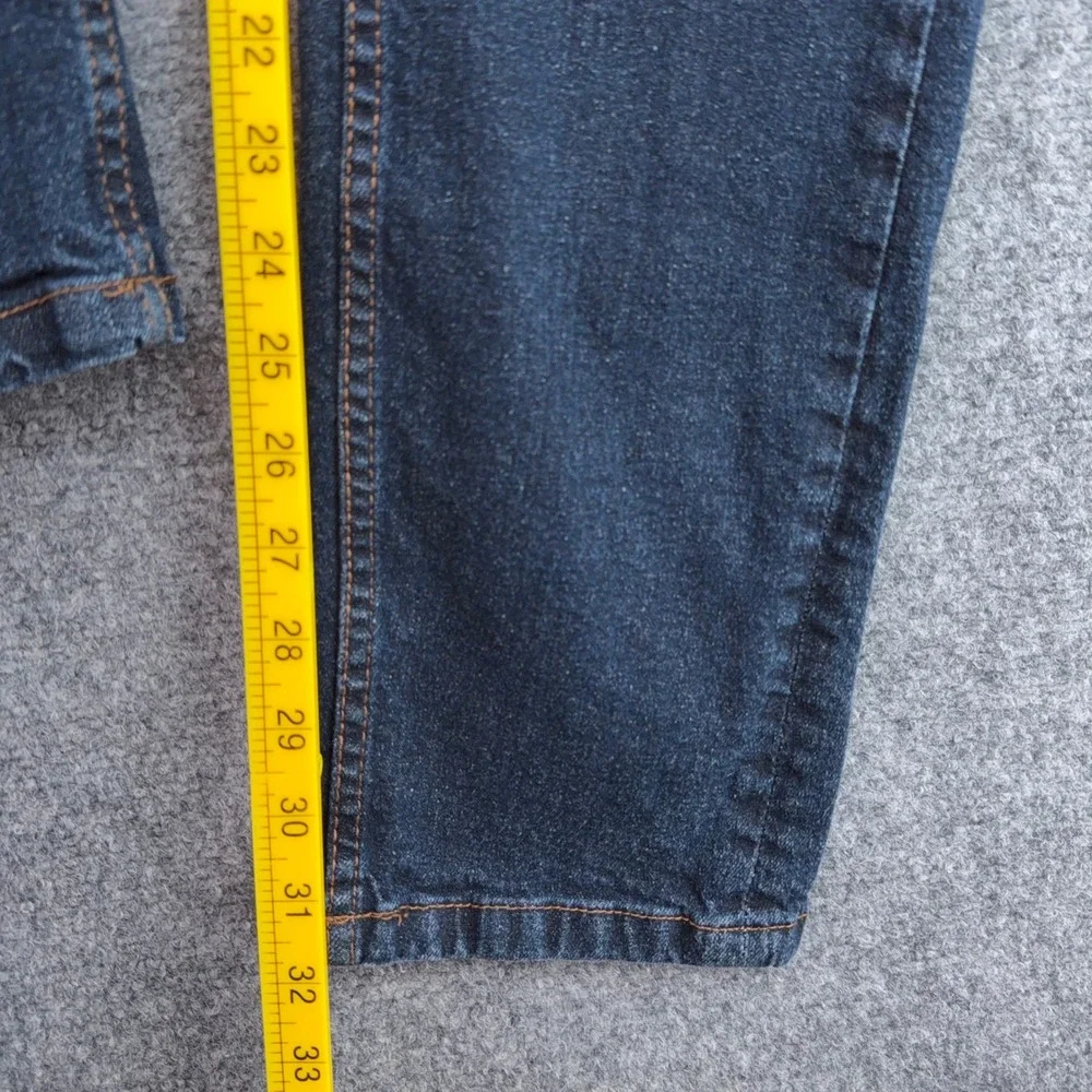 Chaps Skinny Fit Jeans Men Dark Wash Denim‎ Size 34x32